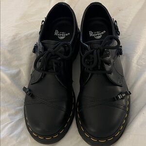 Dr. Martens Black Leather Lace-Up Shoes